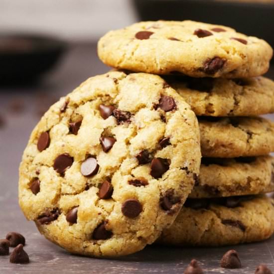 Gluten Free Chocolate Chip Cookies - Recipe photo by lovingitvegan