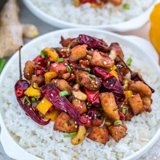 Best Szechuan Chicken - Recipe photo by peasandpeonies