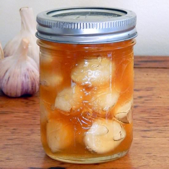Honey fermented garlic - Recipe photo by Emillie