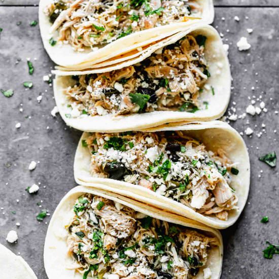 Slow Cooker Chicken Tacos - Recipe photo by cookingforkeeps