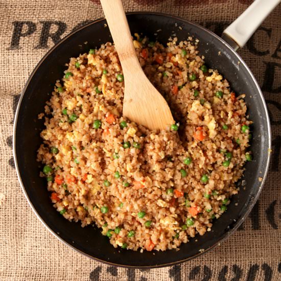 Low Carb Cauliflower Fried Rice - Recipe photo by browniebites