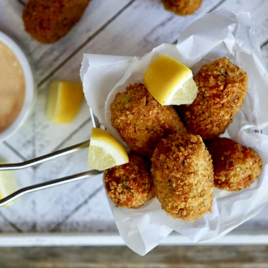 Salmon Croquettes - Recipe photo by simmerandsauce