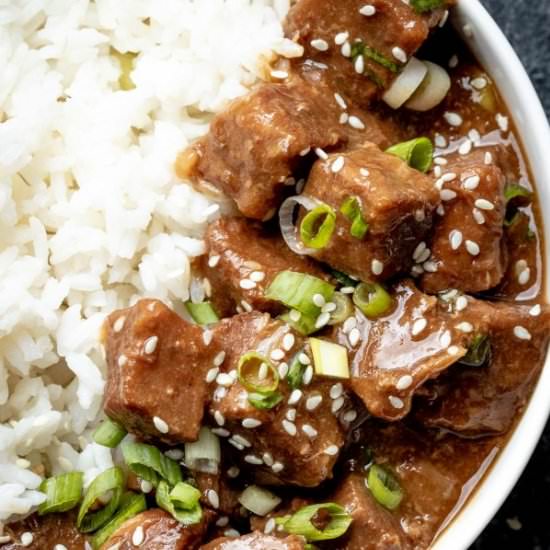 Instant Pot Korean Beef and Rice - Recipe photo by letthebakingbegin