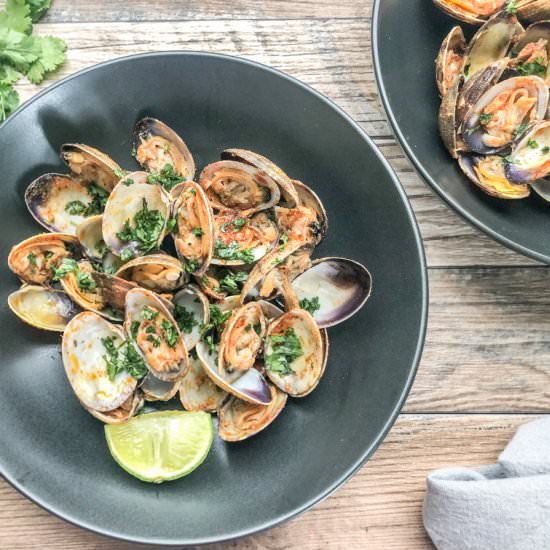 How to Steam Clams - Recipe photo by cookingwithbliss