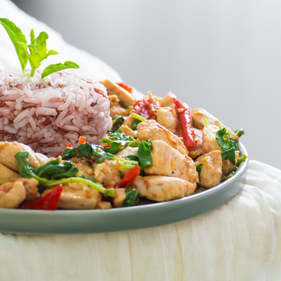 Thai Holy Basil Chicken - Recipe photo by cookingwithnart