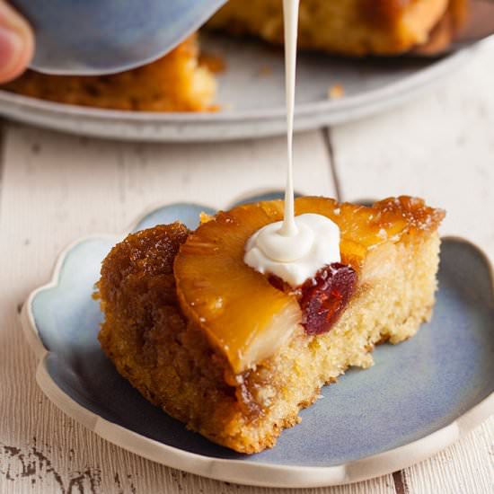 pineapple upside down cake - Recipe photo by Recipe Crumbs