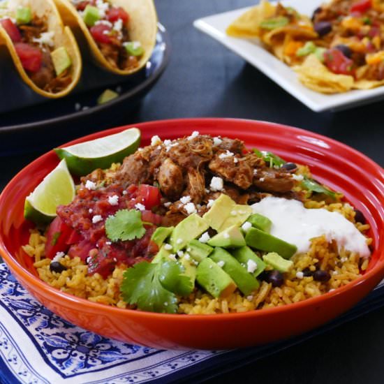 Best Instant Pot Chicken Tinga - Recipe photo by PaintTheKitchenRed
