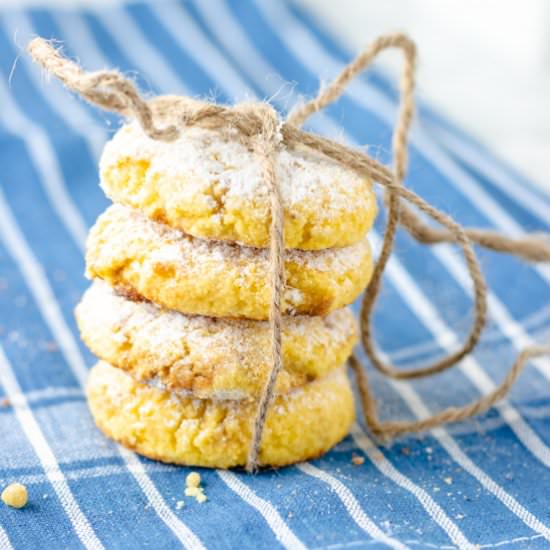 Orange Almond Crumble Cookies - Recipe photo by EatLiftBe