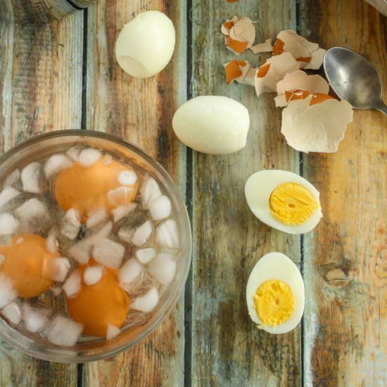 Perfect Hard Boiled Eggs - Recipe photo by Byte Sized Nutrition