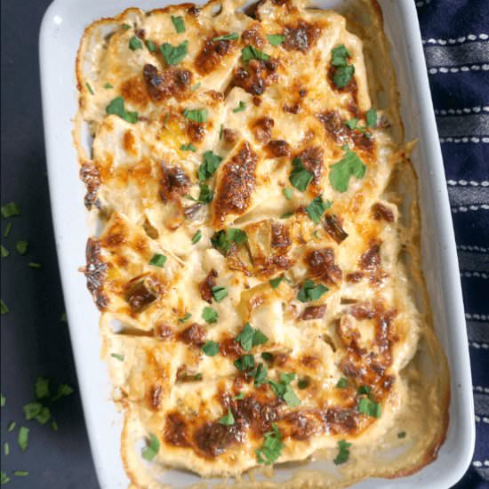 Celeriac Gratin - Recipe photo by mygorgeousrecipes