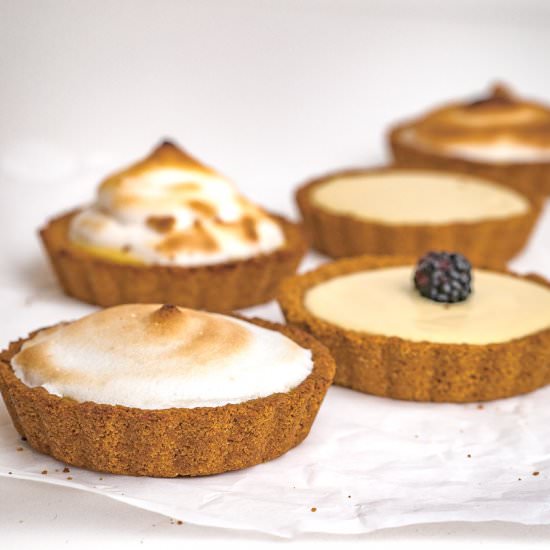 Vegan Lemon Meringue Tarts - Recipe photo by girlmeetsradish