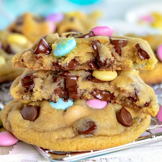 Easter Chocolate Chip Cookies - Recipe photo by MomOnTimeout