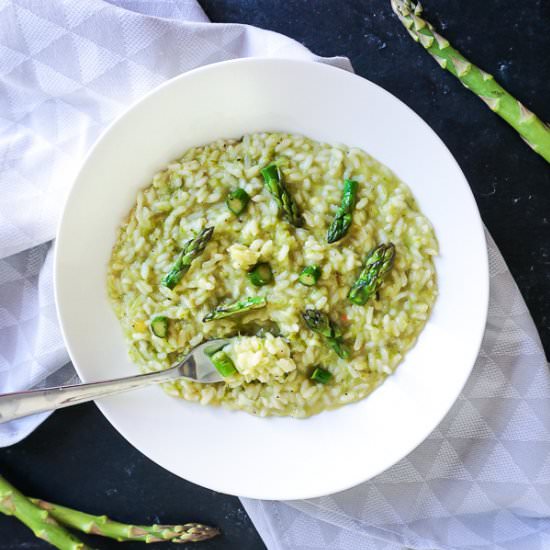 Asparagus Risotto - Recipe photo by CookingMyDreams