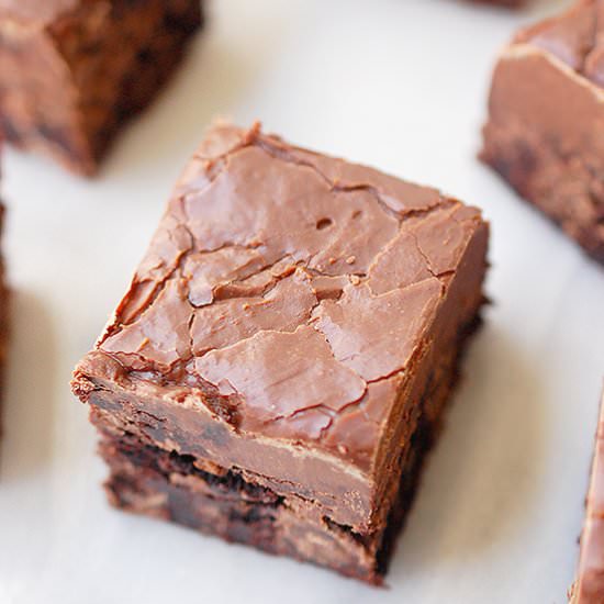 Nutella fudge brownies - Recipe photo by evabakes