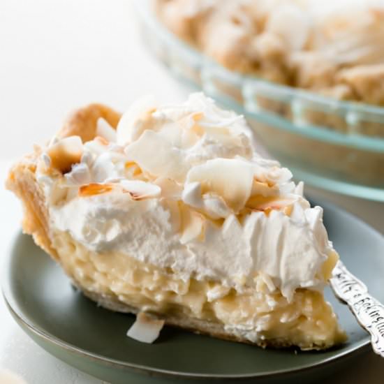 Homemade Coconut Cream Pie - Recipe photo by sallysbakingaddiction