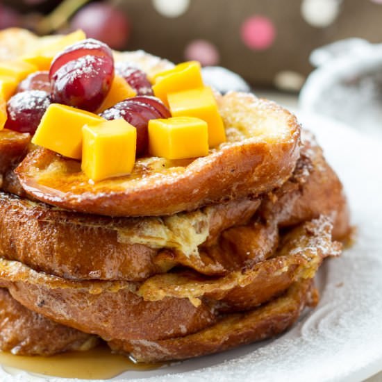 No Milk Challah French Toast - Recipe photo by ilonaspassion