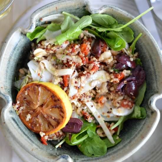 Quinoa Salad with Lemon and Fennel - Recipe photo by Always Daydreaming