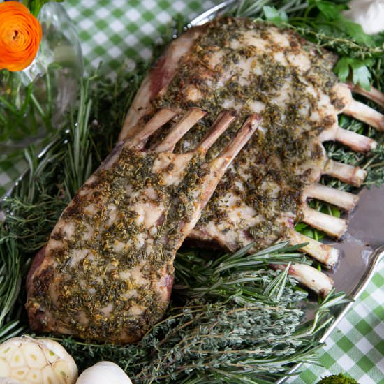 Herb Crusted Rack of Lamb - Recipe photo by giftofhospitality