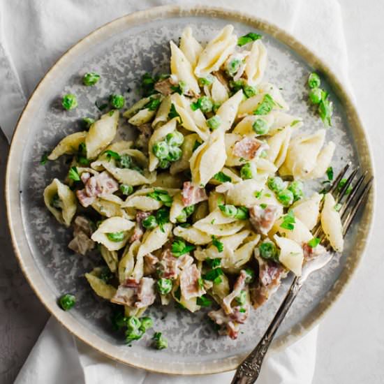 Bacon Ranch Pasta Salad - Recipe photo by AimeeMarsLiving