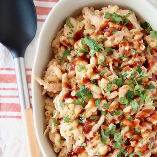 BBQ Chicken Mac & Cheese - Recipe photo by Whitney Bond