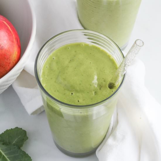 Tropical Green Smoothie - Recipe photo by mapleandthyme