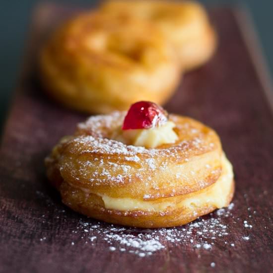 Choux Fritters with Orange Cream - Recipe photo by Gday Souffle