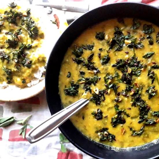Methi Dal - Recipe photo by My Dainty Kitchen