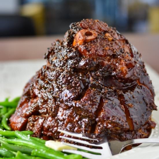 Baked Glazed Ham - Recipe photo by linger