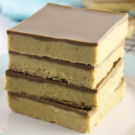 No Bake Reese's Peanut Butter Bars - Recipe photo by bakingyouhappier