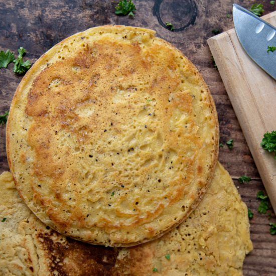 Socca Farinata Flatbread - Recipe photo by MamaGourmand