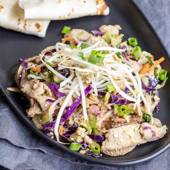 LOW CARB MOO SHU PORK - Recipe photo by Home. Made. Interest.