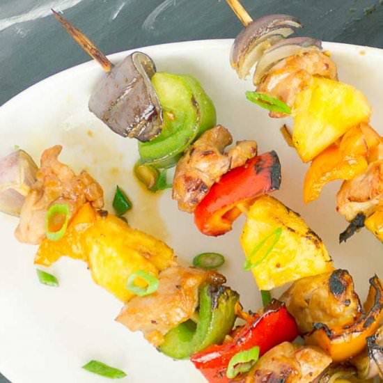 Grilled Pineapple Teriyaki Chicken - Recipe photo by savorwithjennifer.com