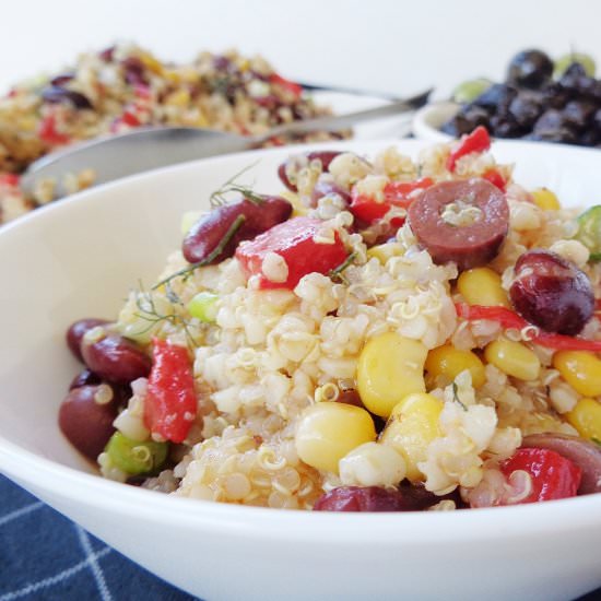 Quinoa And Bulgur Salad - Recipe photo by cookandfeed
