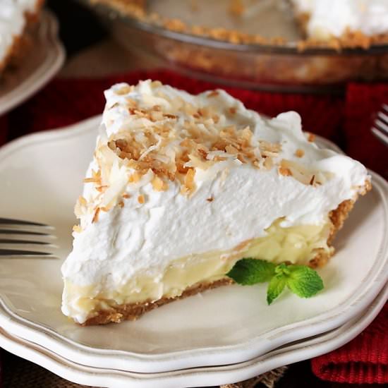 Coconut Cream Pie - Recipe photo by thekitchenismyplayground