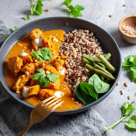 Mango Chicken Curry Slow Cooker - Recipe photo by MySugarFreeKitchen