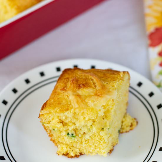 jalapeno pepper jack cornbread - Recipe photo by mindyscookingobsession