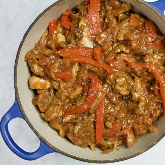 Pollo alla Romana - Recipe photo by redhotandhungry