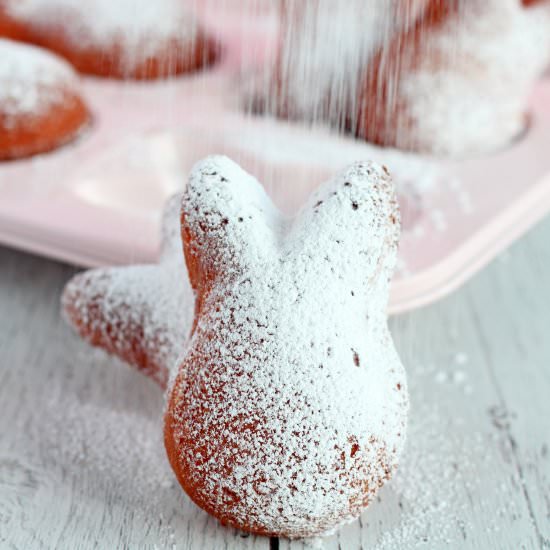 Easter Bunny Madeleines - Recipe photo by juliarecipes
