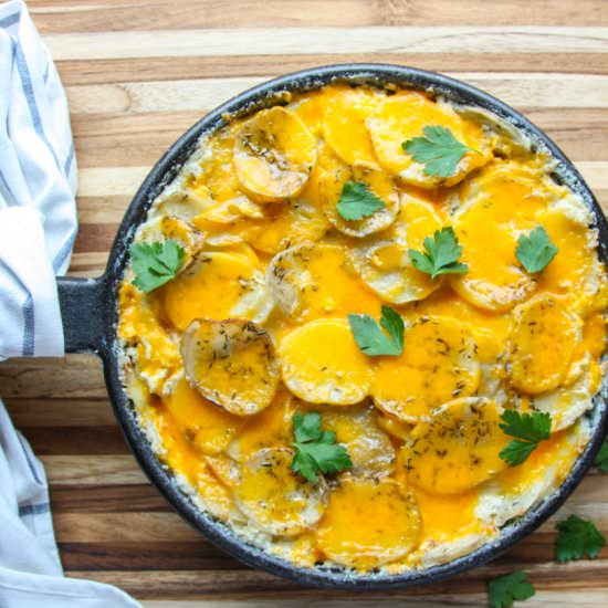 Potatoes Au Gratin - Recipe photo by the food blog