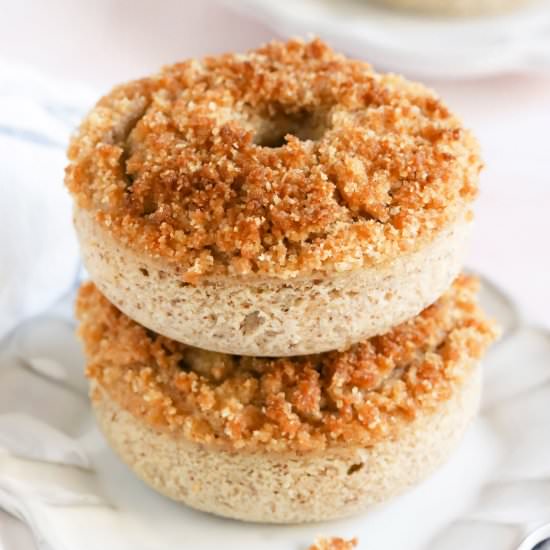 Healthy Crumb Donuts - Recipe photo by dessertswithbenefits