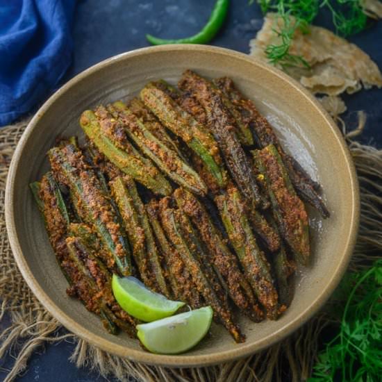 Bharwa Bhindi - Recipe photo by Whiskaffair