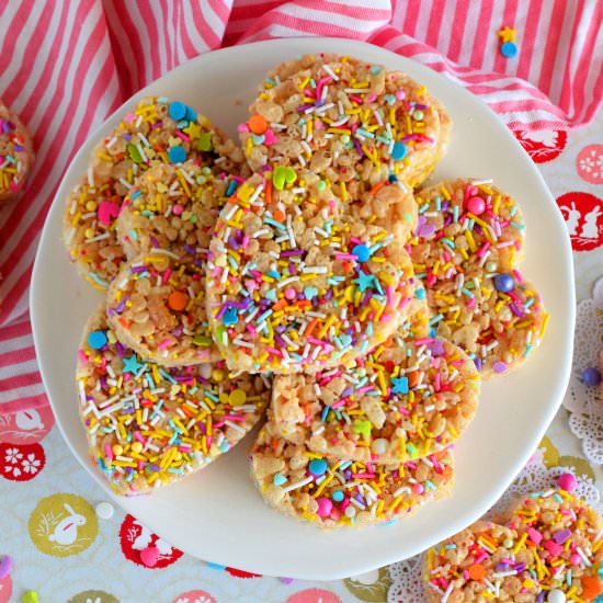Cookie Cutter Rice Krispy Treats - Recipe photo by byronethomas
