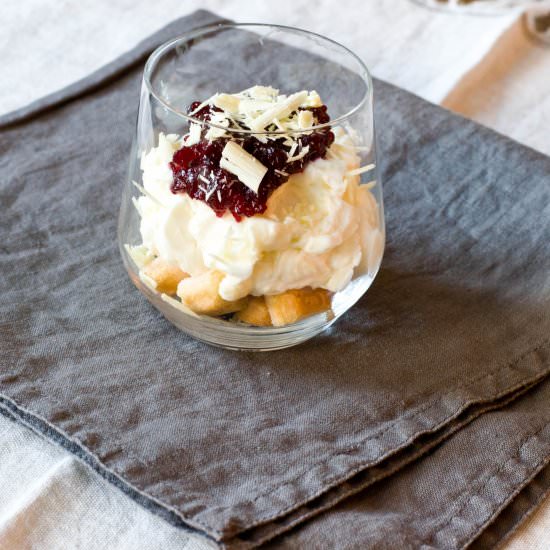 Cranberry tiramisu - Recipe photo by Uit de pan van San