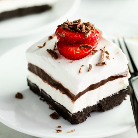 No Bake Oreo Delight - Recipe photo by TheCozyCook