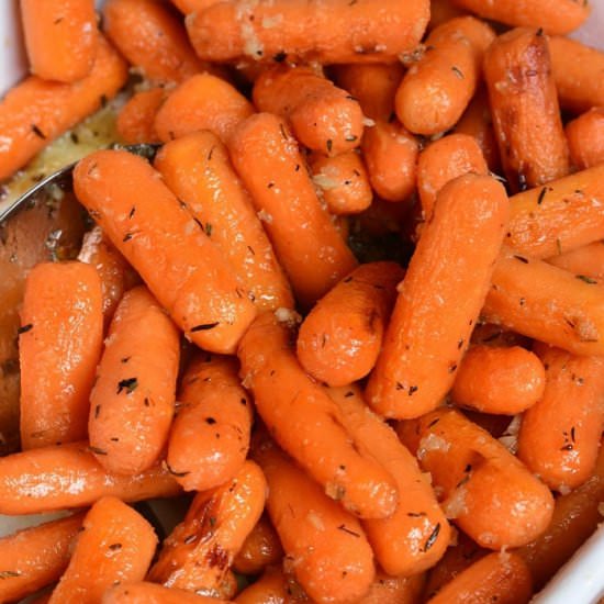 Balsamic Roasted Carrots - Recipe photo by WillCookForSmiles