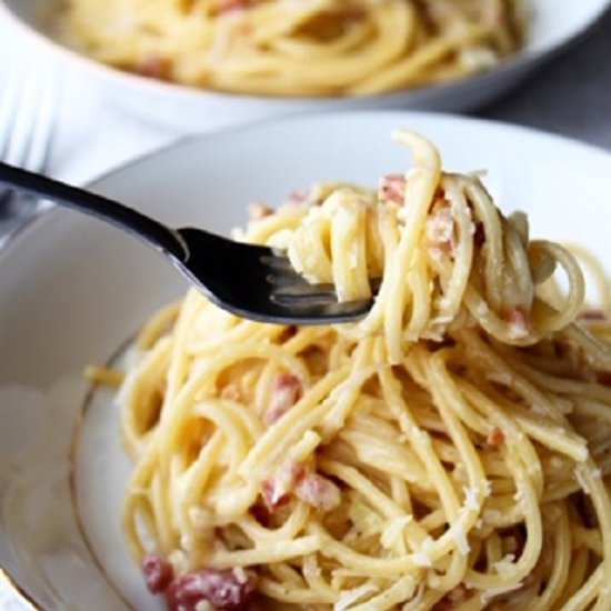 Spaghetti Carbonara - Recipe photo by waystomyheart