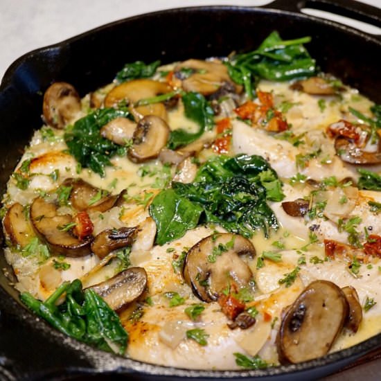 One Pan Skillet Chicken - Recipe photo by jzeats