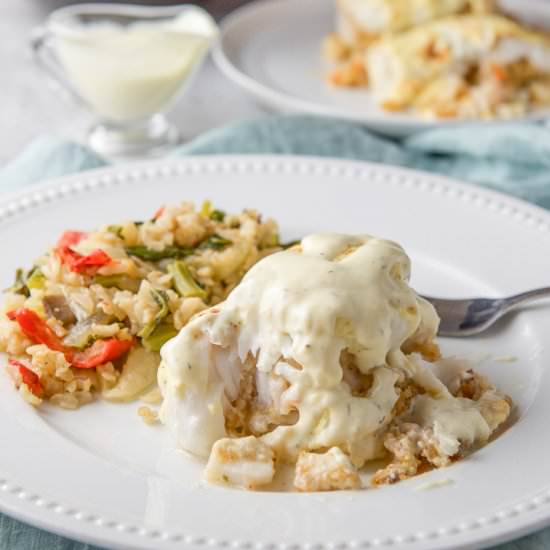 Seafood Stuffed Fish - Recipe photo by Dishesdelish