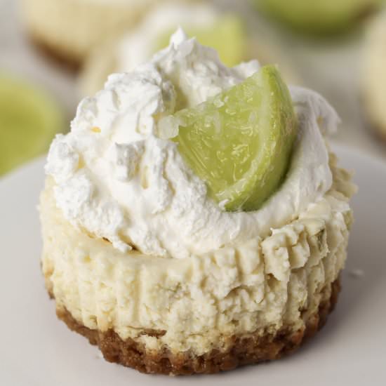 Skinny Mini Margarita Cheesecakes - Recipe photo by milehighmitts
