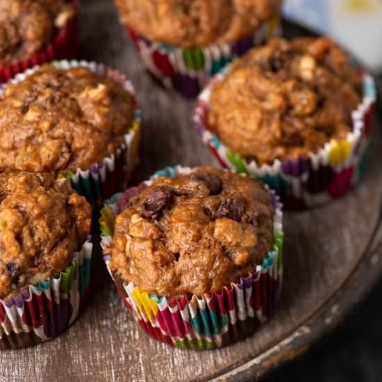 Chunky Banana Muffins - Recipe photo by Barbara Curry